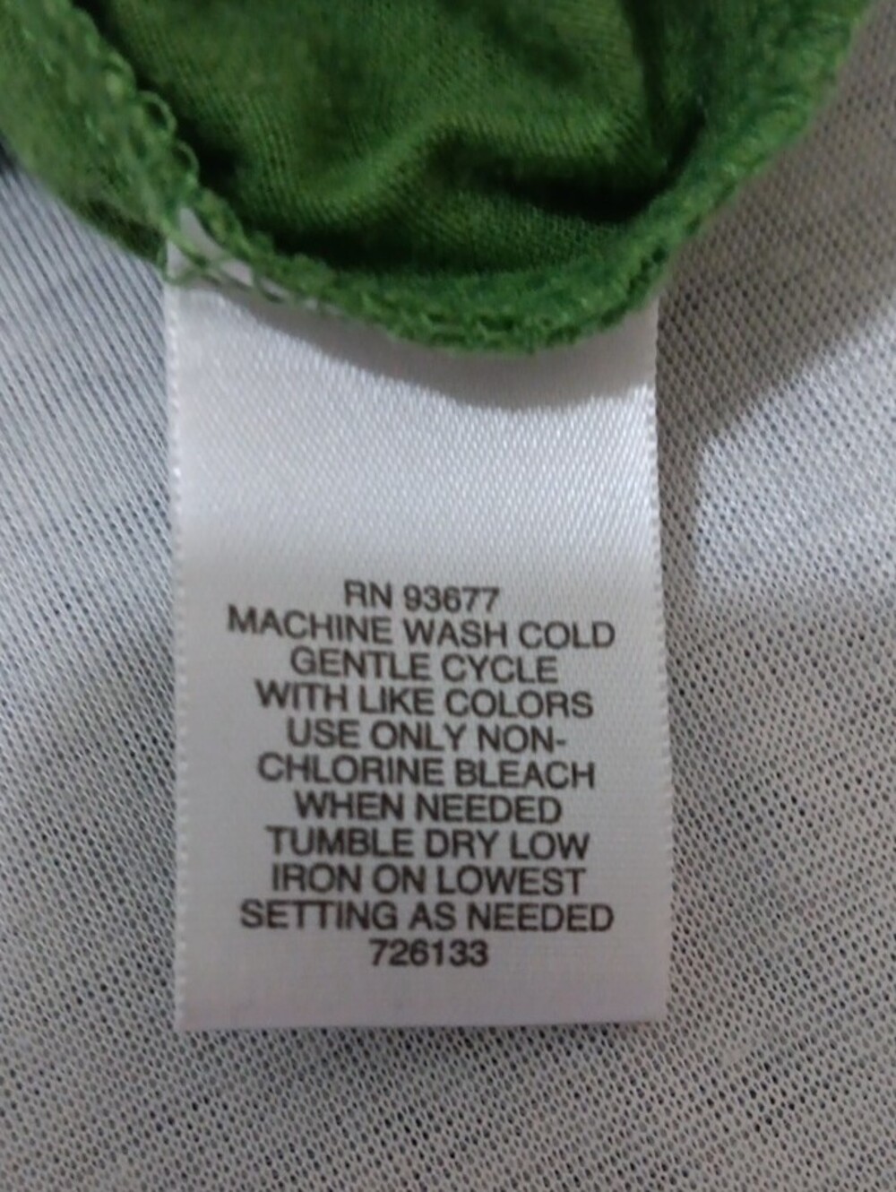 Liz Claiborne Green and Black Paisley Blouse - Picture 15 of 16